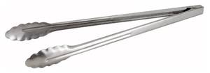 lot 17959 image: Coiled Spring Extra Heavyweight Stainless Steel Utility Tong, 16-Inch - Retail $8