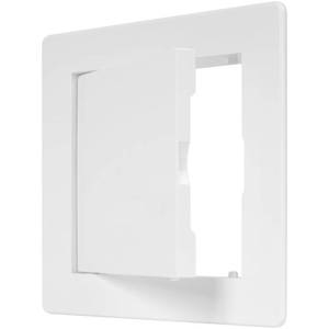 lot 17960 image: 4 x 4 White Plastic Access Panel. Service Shaft Door Panel. Plumbing, Electricity, Heating, Alarm Wall Access Panel for Drywall. Bathroom Services Access Hole Cover. - Retail $10