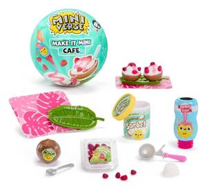 lot 17969 image: Miniverse Make It Mini Cafe Series 6, Mini Collectibles - Blind Packaging, Resin Play, Replica Food, Not Edible, Collectors, 8 - Retail $8