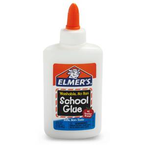 lot 18000 image: Elmers Liquid School Glue, Washable, Safe and Nontoxic, 4oz, 1 Count - Back to School Supplies - Retail $1