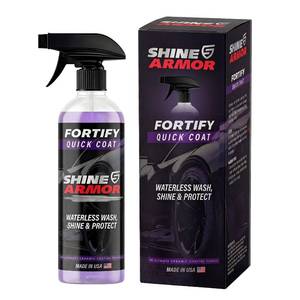 lot 18005 image: Fortify Quick Coat - 16oz Ceramic Waterless Detailer Spray  3-in-1 Wash, Wax & Nano-Ceramic Coating  Mirror Shine, Zero Streaks, No Dust Residue  6-12 Month Protection  Made in USA - Retail $20