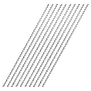 lot 18050 image: 2.5mm x 300mm 304 Stainless Steel Solid Round Rod for DIY Craft - 10pcs - Retail $10