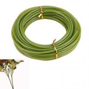 lot 38499 image: Plastic Flower Stems Tubing, 32.8ft Green Roll Flexible Pipe for Giant Flowers, Plastic Tubes for Flower Stems, 4mm Inner Diameter, Perfect for Artificial Floral DIY & Bouquet Making - Retail $10