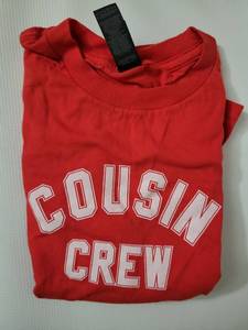 lot 38502 image: Cousin Crew Kids Women Men Girl Funny Gift T-Shirt, Kid S Red - Retail $15