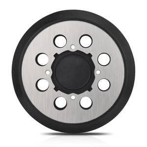 lot 38512 image: Sander Pad Replacement for Dewalt, 5 8 Hole Hook and Loop Orbital Sander Metal Pad Compatible with DeWalt DWE6421 6421K DWE6423 6423K DCW210B Random Orbital Sanders (4 Screw Holes) - Retail $8
