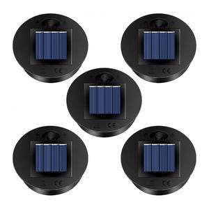 lot 38567 image: 5 Pack Replacement Solar Light Parts(Top Size 2.76 Inches, Bottom Size 2.36 Inches),7 Lumens Warm White LED Waterproof - Retail $17