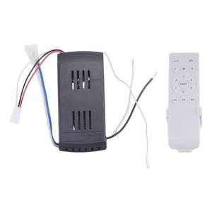 lot 38623 image: Universal Ceiling Fan Remote Control Kit Replacement, 6-Speed & Timing, Remote Replacement for 24V DC Ceiling Fan Light - Retail $20