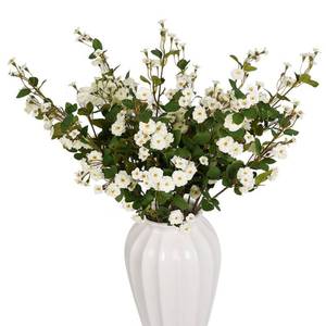 lot 38657 image: Artificial Plants Fake Flowers,6PCS 29 Artificial Rose for Vase, Long Stems White Artificial Flowers Faux Flower Arrangements for Shop Garden Office Home D�cor(6, White Rosa) - Retail $30