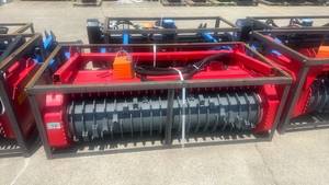 lot 59006 image: 72 Inch High-Flow Hydraulic Drum Mulcher for Skid Steer Loaders (RMBD72)