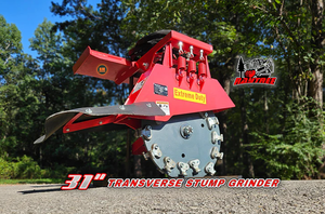 lot 59012 image: 31 Inch Hydraulic Transverse Stump Grinder for Skid Steer Loaders (RTSG30)