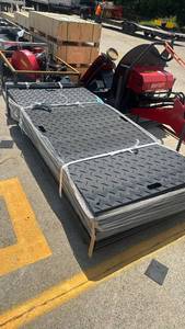 lot 59028 image: Set of 20 - 4 ft x 8 ft HDPE Ground Protection Mat RayTree (Model RGPM4-8)