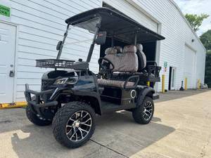 lot 65002 image: 4 Passenger Off-Road Electric Golf Cart (CK-GC22S) - Black