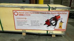 lot 65028 image: HAND-USE HYDRAULIC TRACK PIN PRESS MACHINE (CK-SYLJ100)
