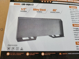lot 61045 image: Landhonor 12 In Universal Quick Attach Mount Plate   LHR-UQA12