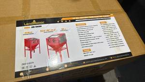 lot 61126 image: LandHonor 60 Gallon Sand Blasting Cabinet LHR-SBC60