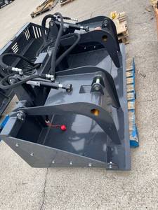 lot 64006 image: SGB-11-72W - Land Honor Heavy Duty Hydraulic Root Rake Grapple Attachment - Unused
