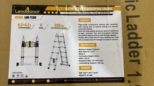 lot 64098 image: Telescopic aluminum ladder (LHR-TLD6)