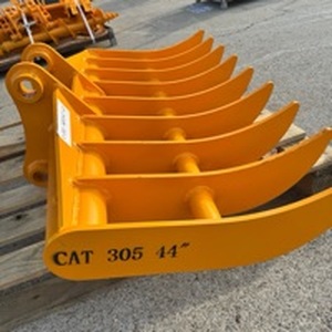 lot 67075 image: CAT 305 Dense Teeth Rake 44 Excavator Rake Attachment (CK-DTR-44)