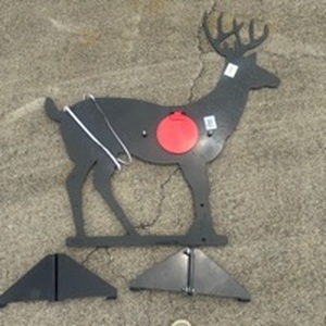 lot 67087 image: STEEL DEER SHOOTING TARGET (AR500D)