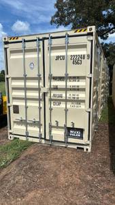 lot 34 image: ONE TRIP - 40ft High Cube Container w 4 Side Doors