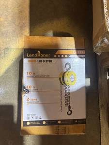 lot 97 image: UNUSED - 2026 - LandHonor 2-Ton Lift Hand Chain Hoist