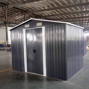 lot 79 image: UNUSED - 2026 - LandHonor 6x8 Galvanized Metal Shed
