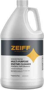 lot 101688 image: Zeiff Pro-Grade Multi-Purpose Probiotic Enzyme Cleaner - Powerful Cleaning & Odor Eliminating Formula For Professional & Home Surfaces - 1 Gallon - Fragrance Free