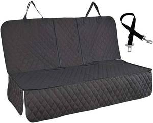 lot 101695 image: Honest Dog Car Seat Covers, Dog seat Cover with Side Flap for Cars, Trucks, and Suvs - Waterproof & Nonslip Pet Seat Cover for Backseat