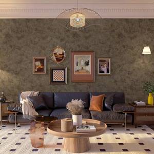 lot 401499 image: Copper Peel and Stick Wallpaper Concrete Wall Paper for Bedrooms 31.5x158  GoldBrown Modern Wall Covering Self Adhesive Cement Industrial Vinyl Wrap Metallic Contact Paper for Bathroom Waterproof