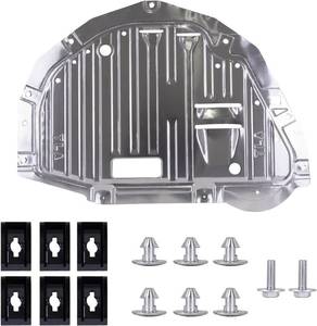 lot 401539 image: 74112-TLA-A01 Aluminum Engine Splash Shield Guard with mounting Screws Compatible with Honda CRV EX EXL 2017-2022 1.5L L4,Replace74112-TLA-A01,74112TLAA01