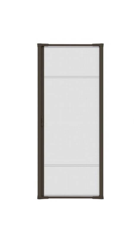 lot 311495 image: Retails for $330 Cool Retractable Screen Door for Single Door Opening Brown