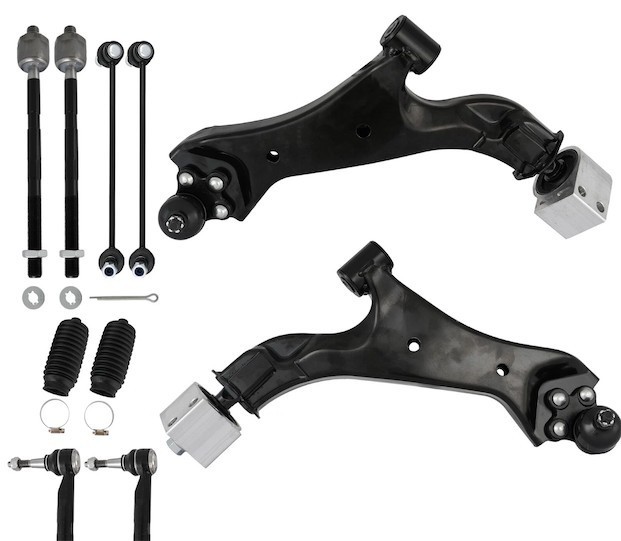 lot 401463 image: Retails for $137 10x Front Lower Control Arm Sway Bar Tie Rod Kit for Chevy Equinox GMC Terrain
