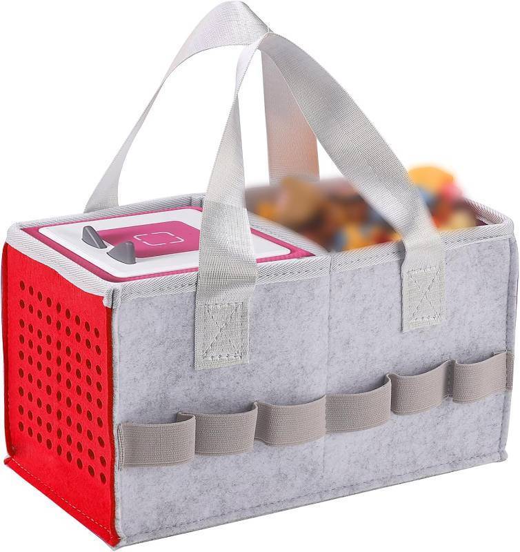 lot 421479 image: MEILADY-X Case for Toniebox Starter Set - Bag for Tonies Box Kids Hard Case with Handle  Portable Travel Portable Carry Case for Toniebox Starter Set Compatible with Tonies Figure (Red)