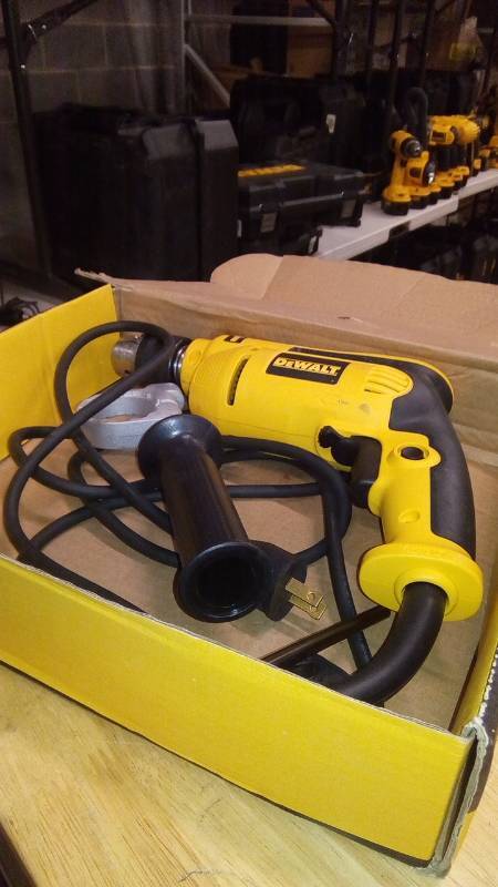 lot 3854 image: DeWalt 12 Single Speed Hammer Drill