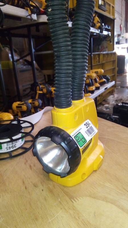 lot 3941 image: DEWALT DW919 18-Volt Flexible Floodlight
