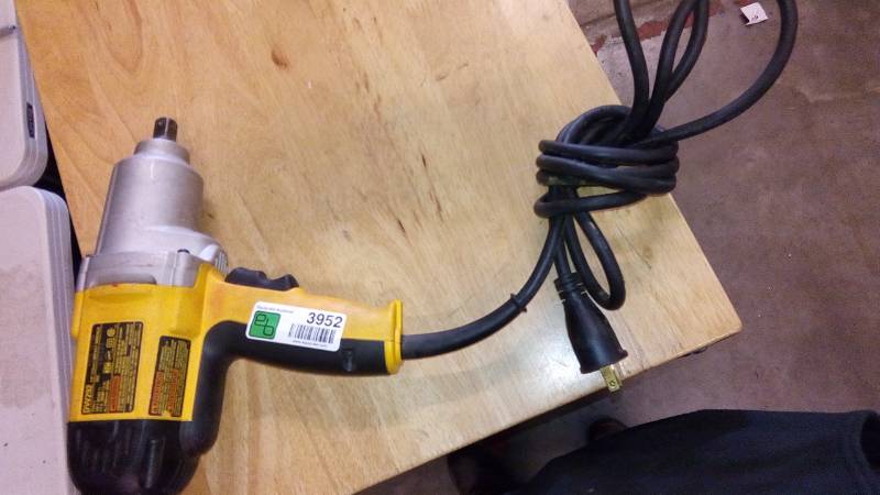 lot 3952 image: 12 in. (13 mm) Impact Wrench with Detent Pin Anvil