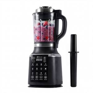 lot 4804 image: Glass Blenders for Kitchen with Tamper, Blender for Smoothies, Professional Blenders 1500W Motor, 9 Adjustable Speeds, 14 Preset Programs, High-Speed Heating Blender for Nut Milk, Soups, Sauces & More - Retail $150