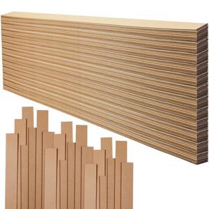 lot 4843 image: Seajan 50 Pcs Drywall Shims Cardboard Wallet Shim Use to Butt Joints and Level Baseboards and Flush Out Bullnose Corner Adaptors Straighten Uneven Wall Studs or Joists (45 x 1-12 x 18 Inch) - Retail $48