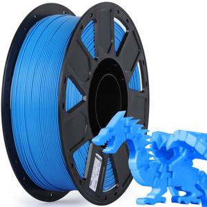 lot 4855 image: Creality 3D Printer Filament 1.75mm, Ender PLA Filament No-Tangling Smooth Printing Without Clogging No Warping, Fit Most FDM 3D Printers, 1kg Spool, Dimensional Accuracy - 0.02mm, Blue - Retail $46