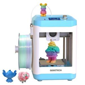 3D Printer for Kids and Beginners,Geeetech Mini 3D Printers with Auto Leveling,High Speed and Fully Open Source,Fully Assembled Direct Drive Extruder,for Home and School,Print Area 3.94Ã4.33Ã3.94 in - Retail: $300