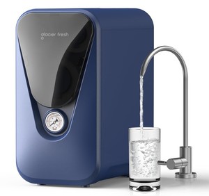 lot 4876 image: GLACIER FRESH GFU03 Reverse Osmosis System 800 GPD, No ElectricNoise, 31 Pure to Drain, 5-Stage Tankless Under-Sink Water Filter System, Filtration Accuracy 0.0001m, for Any Under-Sink Setting, Retail $259