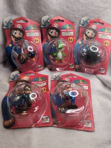lot 2101 image: Super Mario Collect Them All II Action Figure Set 5-Pack 6