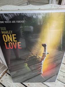 lot 3001 image: Large Bob Marley One Love Documentary Film Poster