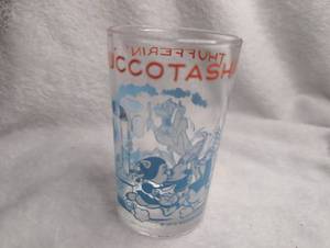lot 3603 image: Warner Bros Looney Tunes Cocotash Glass 1974