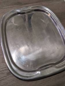 lot 3621 image: Rectangular Serving Tray with Handles 12 inches
