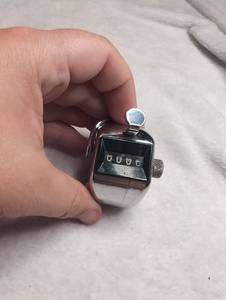 lot 5500 image: ELSI Hand Tally Counter 4-Digit Display Japan
