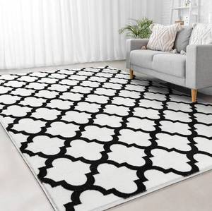 lot 6281 image: Area Rug for Living Room, 8x10 Feet Modern Geometric Rug,