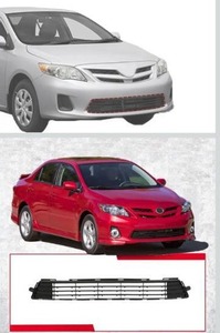 lot 6330 image: Front Bumper Lower Grille Compatible With Toyota 2011 2012 2013 Corolla Sedan (Base CE LE S L XRS) Front Bumper Grill Center