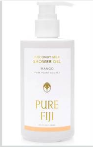 lot 6393 image: PURE FIJI Coconut Milk Shower Gel 9.47 oz  280 ml  Hydrating, Moisturizing, Gentle, Natural Body Wash, Tropical Scent, Coconut Oil, Daily Skin Care (Mango