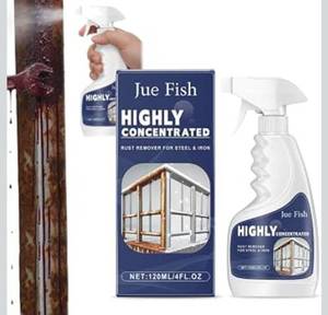 lot 6395 image: Heavy Duty Metal Rust Remover Spray, High-speed Steel Rust Removers, Multipel Powerful Removal Remover from Metal Surfaces, Rus-t Converters (1Pcs)